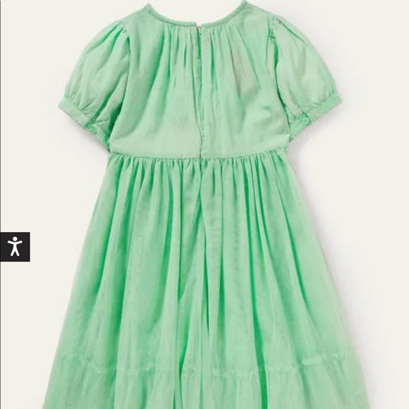 NWT Mini Boden Flower Appliqué Dress - Picture 2 of 11